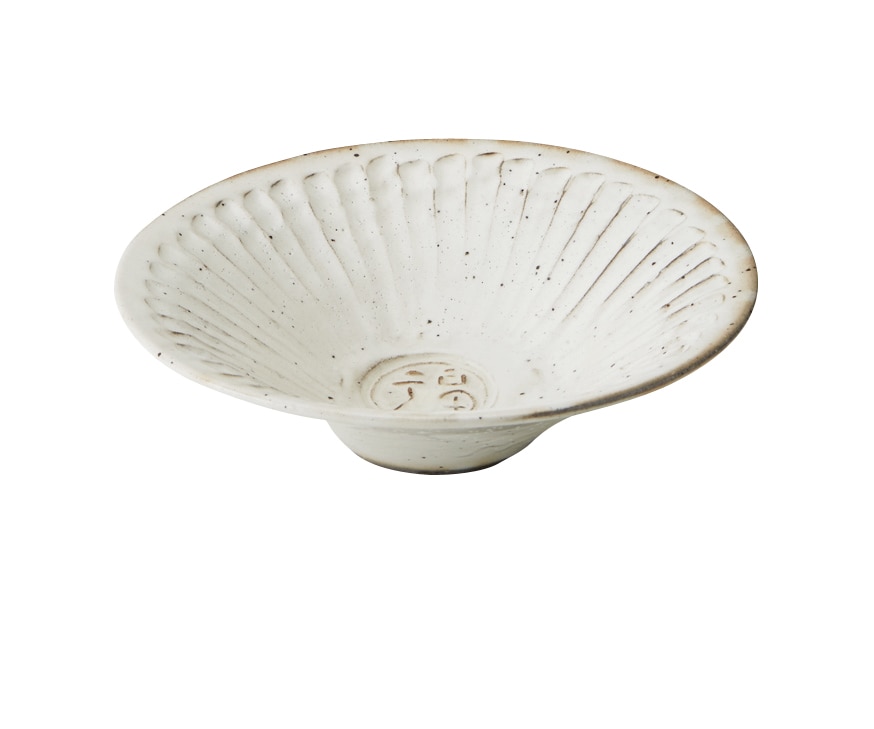 丸モ高木陶器 白月ソギ福反向付 5A106-02 1個（ご注文単位1個）【直送品】