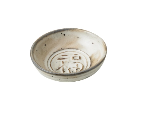 丸モ高木陶器 白月粉引福珍味 5A106-08 1個（ご注文単位1個）【直送品】