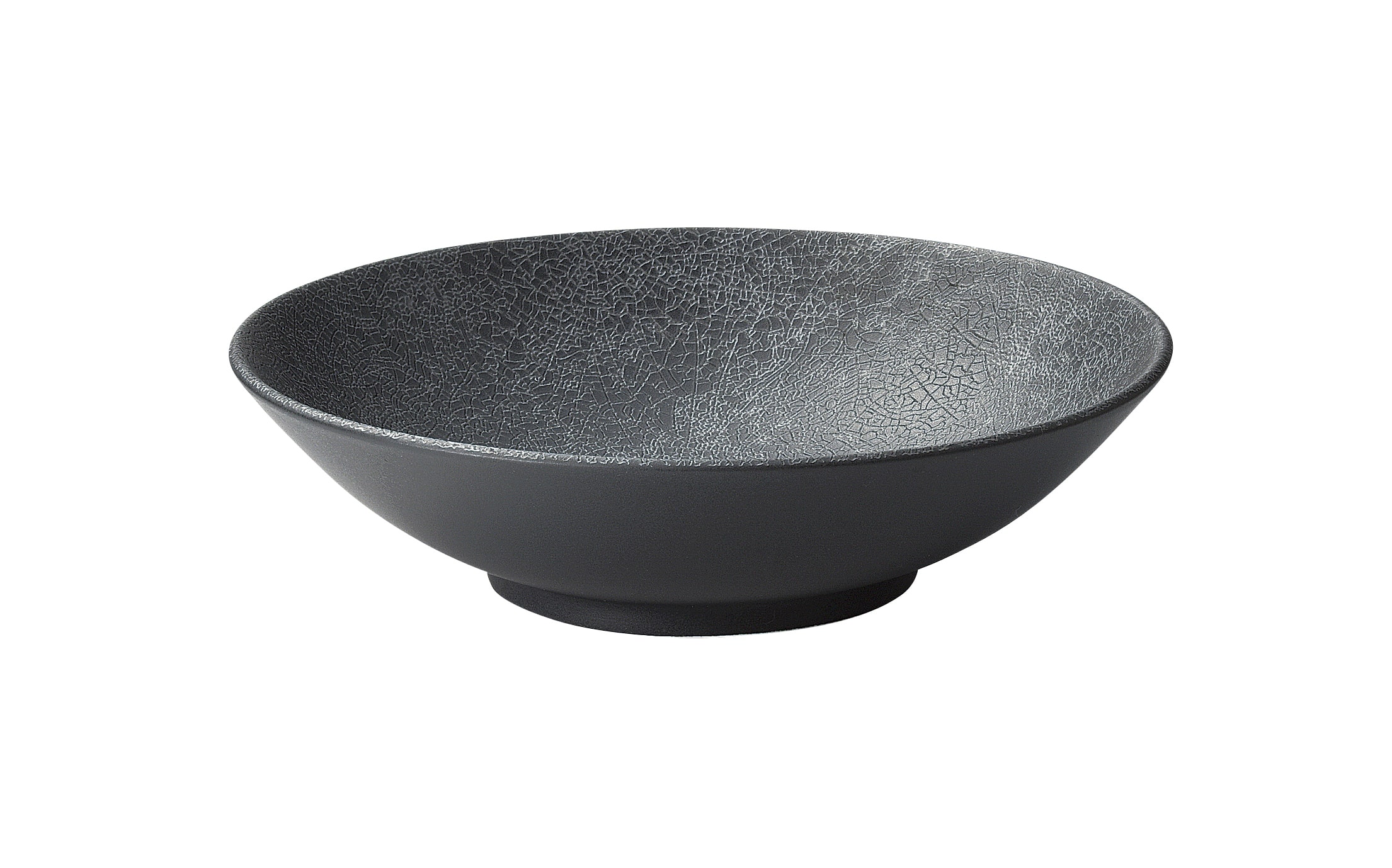 丸モ高木陶器 墨縅24cm浅ボウル 4A135-18 1個（ご注文単位1個）【直送品】