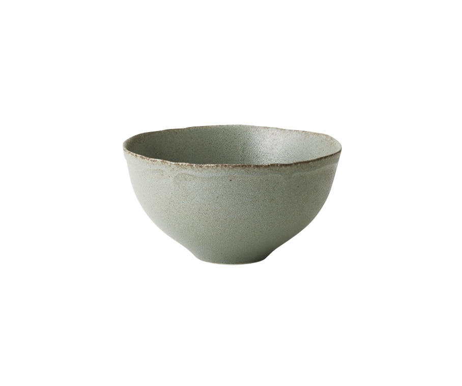 丸モ高木陶器 梨花13cmボウルGY(グレー) 4A142-10 1個(ご注文単位1個)【直送品】