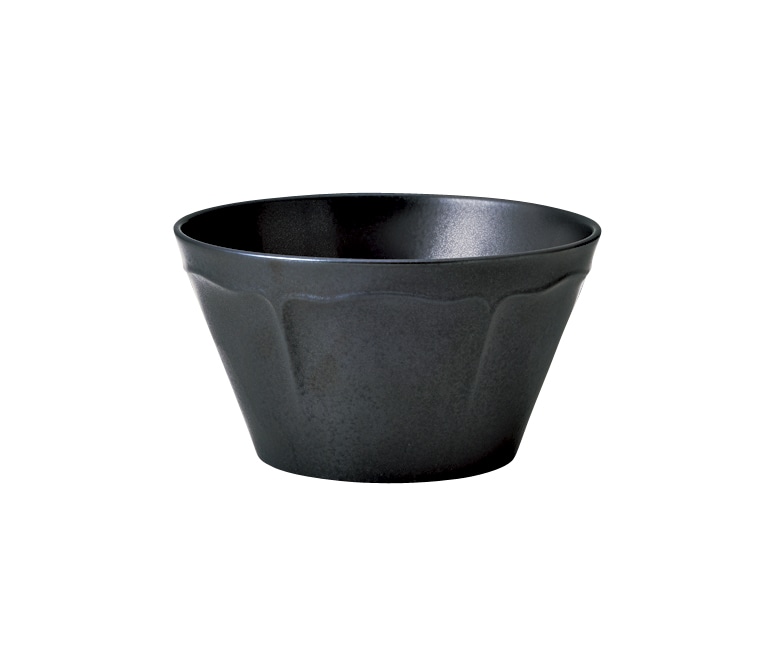 丸モ高木陶器 梨花16cmボウルBK(ブラック) 4A142-13 1個(ご注文単位1個)【直送品】