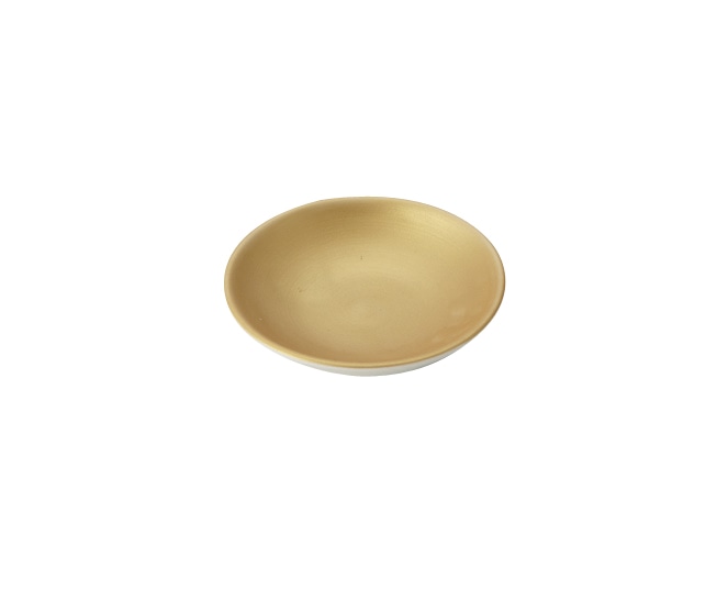 丸モ高木陶器 宝石ゴールド8cm小皿 5A024-13 1個（ご注文単位1個）【直送品】