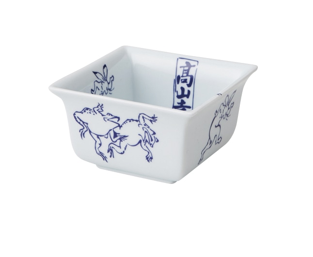 丸モ高木陶器 イングレ高山寺角小鉢 5A166-06 1個（ご注文単位1個）【直送品】