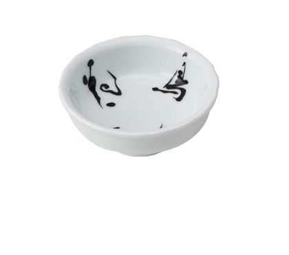 丸モ高木陶器 イングレ花鳥風月輪花千代口 5A168-01 1個(ご注文単位1個)【直送品】