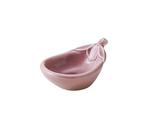 丸モ高木陶器 ナスビ珍味入桃 5A175-01 1個（ご注文単位1個）【直送品】