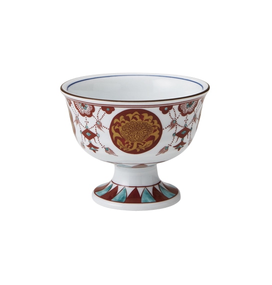 丸モ高木陶器 京瓔珞高台小鉢 5A176-08 1個（ご注文単位1個）【直送品】