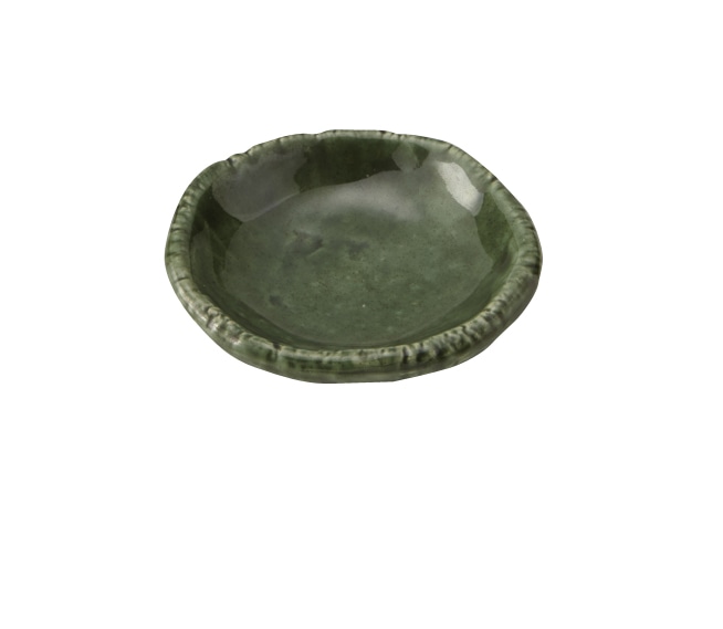 丸モ高木陶器 織部小皿 5A177-08 1個（ご注文単位1個）【直送品】
