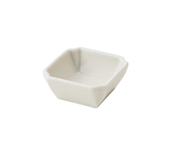 丸モ高木陶器 乳白角珍味 5A177-22 1個（ご注文単位1個）【直送品】