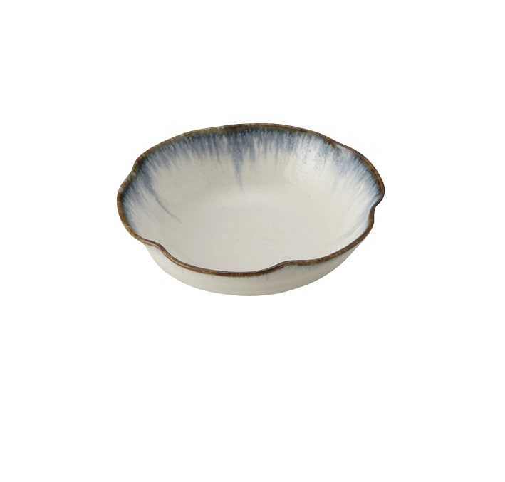 丸モ高木陶器 かいらぎ花型小鉢 4A181-10 1個（ご注文単位1個）【直送品】