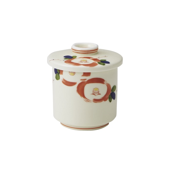 丸モ高木陶器 イングレ花絵切立ミニ蒸し碗 5A191-11 1個(ご注文単位1個)【直送品】
