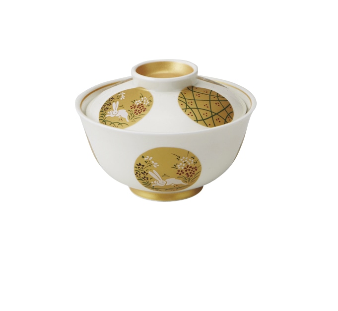 丸モ高木陶器 金彩丸紋反蓋物 5A195-13 1個（ご注文単位1個）【直送品】