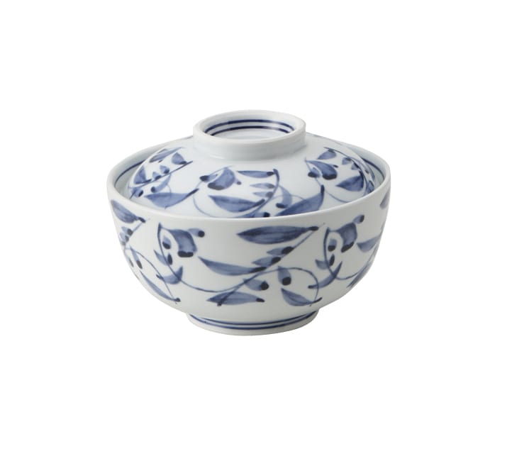 丸モ高木陶器 イングレ唐草蓋物 5A195-17 1個（ご注文単位1個）【直送品】