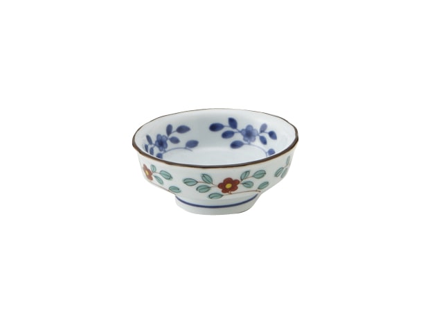 丸モ高木陶器 イングレ染錦小花千代口 5A199-12 1個（ご注文単位1個）【直送品】