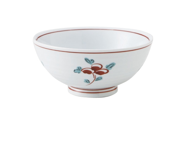 丸モ高木陶器 イングレ一ツ花飯碗 5A201-05 1個（ご注文単位1個）【直送品】