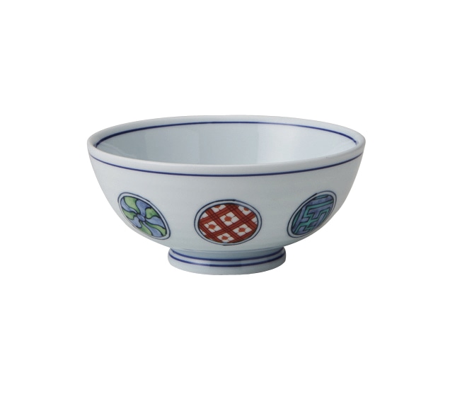 丸モ高木陶器 丸紋飯碗 5A201-10 1個（ご注文単位1個）【直送品】