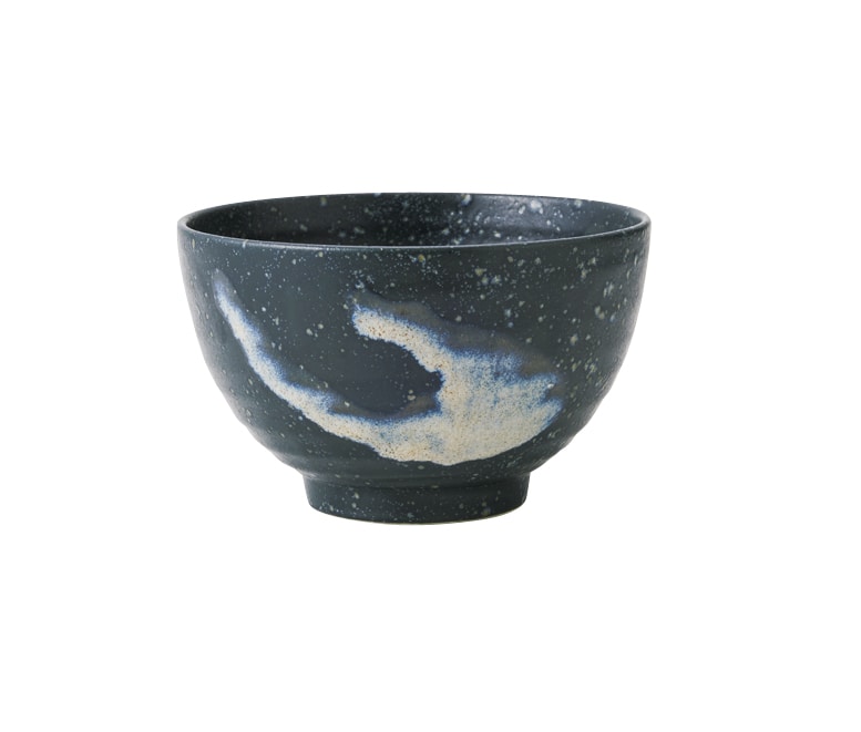 丸モ高木陶器 銀彩黒うず多用丼 5A202-14 1個（ご注文単位1個）【直送品】