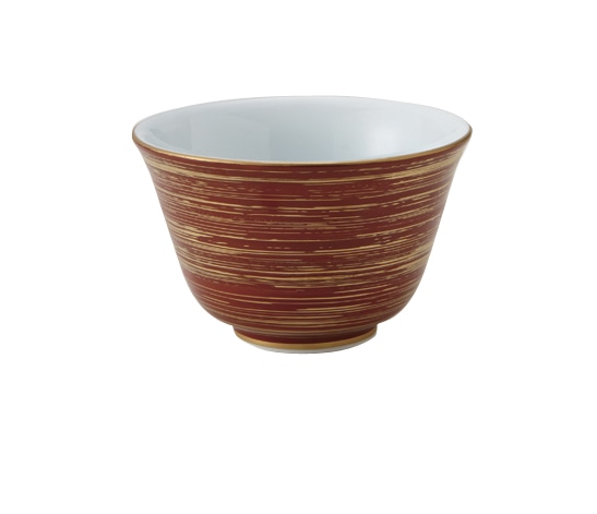 丸モ高木陶器 赤巻金刷毛煎茶 5A205-10 1個（ご注文単位1個）【直送品】