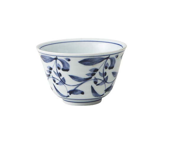 丸モ高木陶器 イングレ染付唐草煎茶 5A205-12 1個（ご注文単位1個）【直送品】
