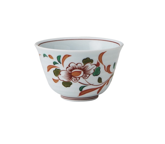 丸モ高木陶器 錦草花煎茶 5A205-15 1個（ご注文単位1個）【直送品】