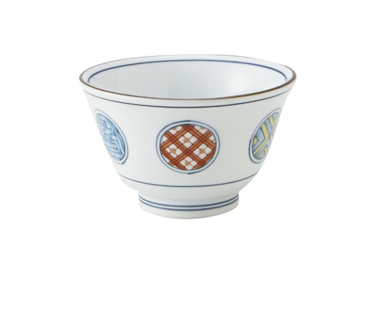 丸モ高木陶器 イングレ錦丸紋煎茶 5A205-20 1個（ご注文単位1個）【直送品】
