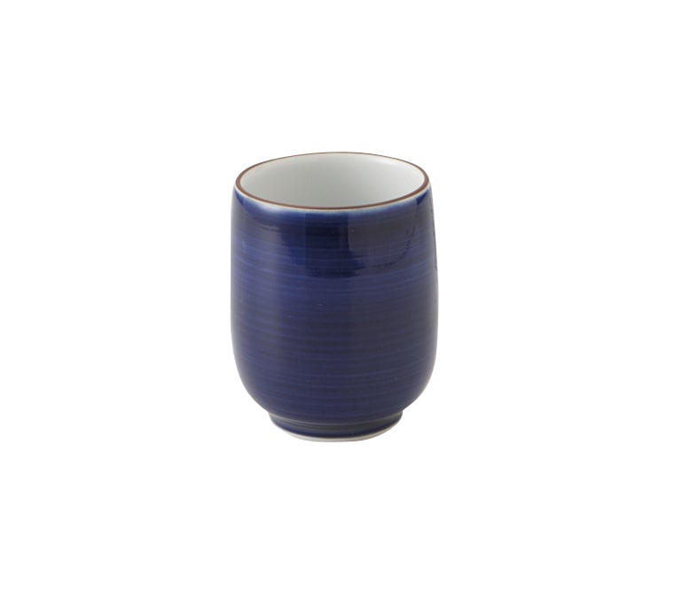 丸モ高木陶器 呉須巻樽型湯呑 5A206-20 1個(ご注文単位1個)【直送品】