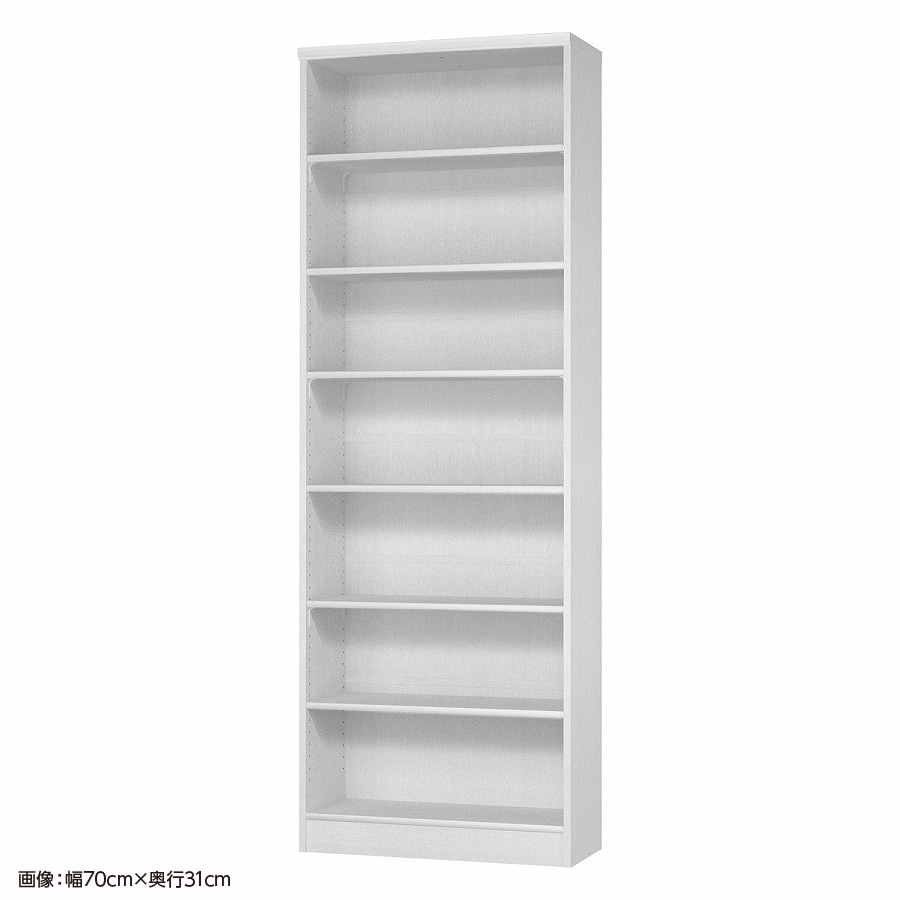 大洋 オーダーシェルフ ホワイトウッド NCオーダー2065 SR WW 幅650×奥行250×高さ2000(mm) 1台(ご注文単位1台)【直送品】