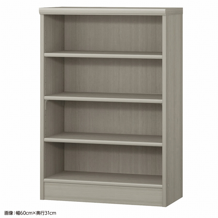 >大洋 オーダーシェルフ グレーオーク NCオーダー9055 SR GO 幅550×奥行250×高さ881(mm) 1台(ご注文単位1台)【直送品】