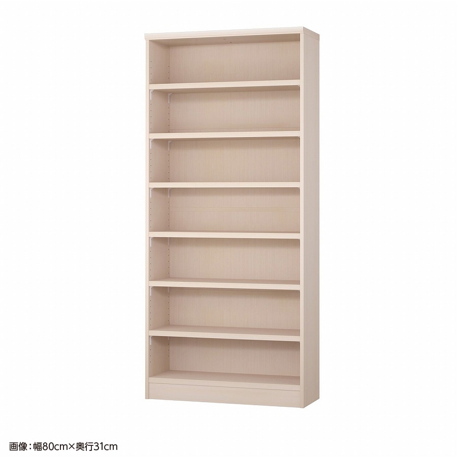 大洋 オーダーシェルフ ライトナチュラル NCオーダータフ1880 SR LN 幅800×奥行250×高さ1780(mm) 1台(ご注文単位1台)【直送品】