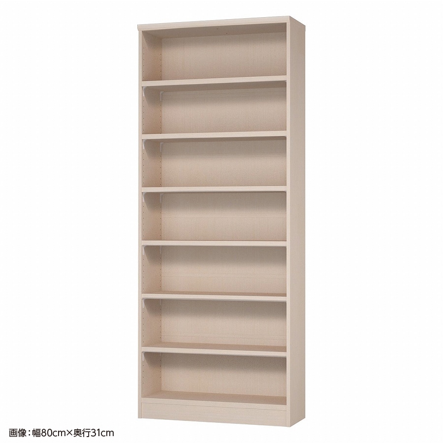 大洋 オーダーシェルフ ライトナチュラル NCオーダータフ2080 SR LN 幅800×奥行250×高さ2000(mm) 1台(ご注文単位1台)【直送品】