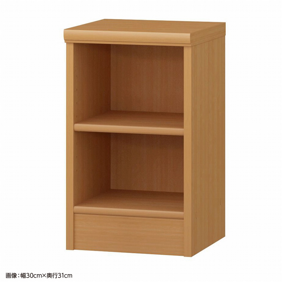 大洋 オーダーシェルフ ミディアムブラウン NCオーダー5035 SR MB 幅350×奥行250×高さ490(mm) 1台(ご注文単位1台)【直送品】
