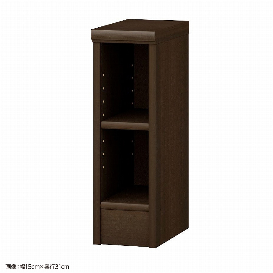 大洋 オーダーシェルフ ダークブラウン NCオーダー5020 SR DB 幅200×奥行250×高さ490(mm) 1台（ご注文単位1台）【直送品】