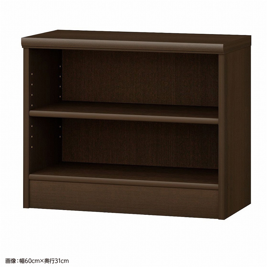 大洋 オーダーシェルフ ダークブラウン NCオーダー5060 SR DB 幅600×奥行250×高さ490(mm) 1台（ご注文単位1台）【直送品】