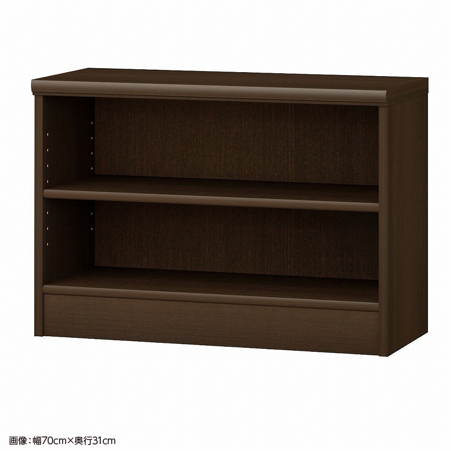 大洋 オーダーシェルフ ダークブラウン NCオーダー5065 SR DB 幅650×奥行250×高さ490(mm) 1台（ご注文単位1台）【直送品】