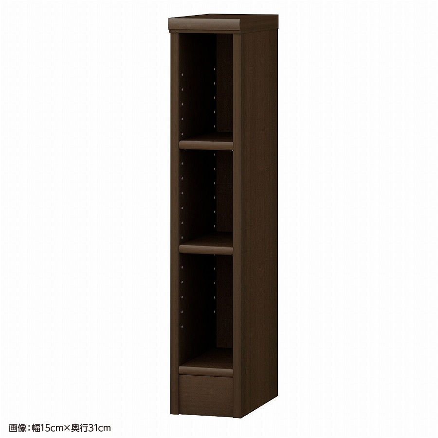 大洋 オーダーシェルフ ダークブラウン NCオーダー8020 SR DB 幅200×奥行250×高さ800(mm) 1台(ご注文単位1台)【直送品】