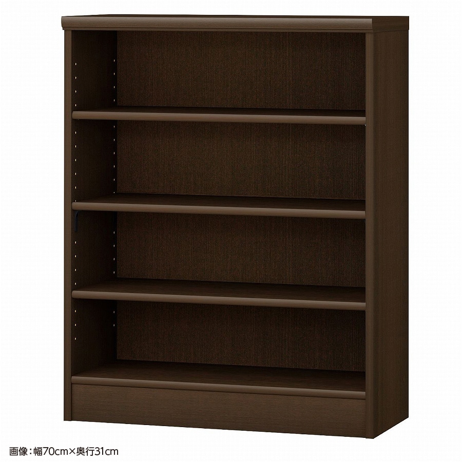 大洋 オーダーシェルフ ダークブラウン NCオーダー9065 SR DB 幅650×奥行250×高さ881(mm) 1台（ご注文単位1台）【直送品】