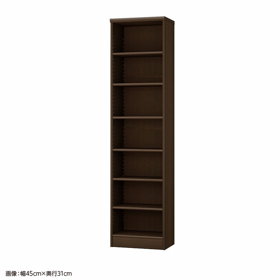 大洋 オーダーシェルフ ダークブラウン NCオーダー1840 SR DB 幅400×奥行250×高さ1780(mm) 1台（ご注文単位1台）【直送品】