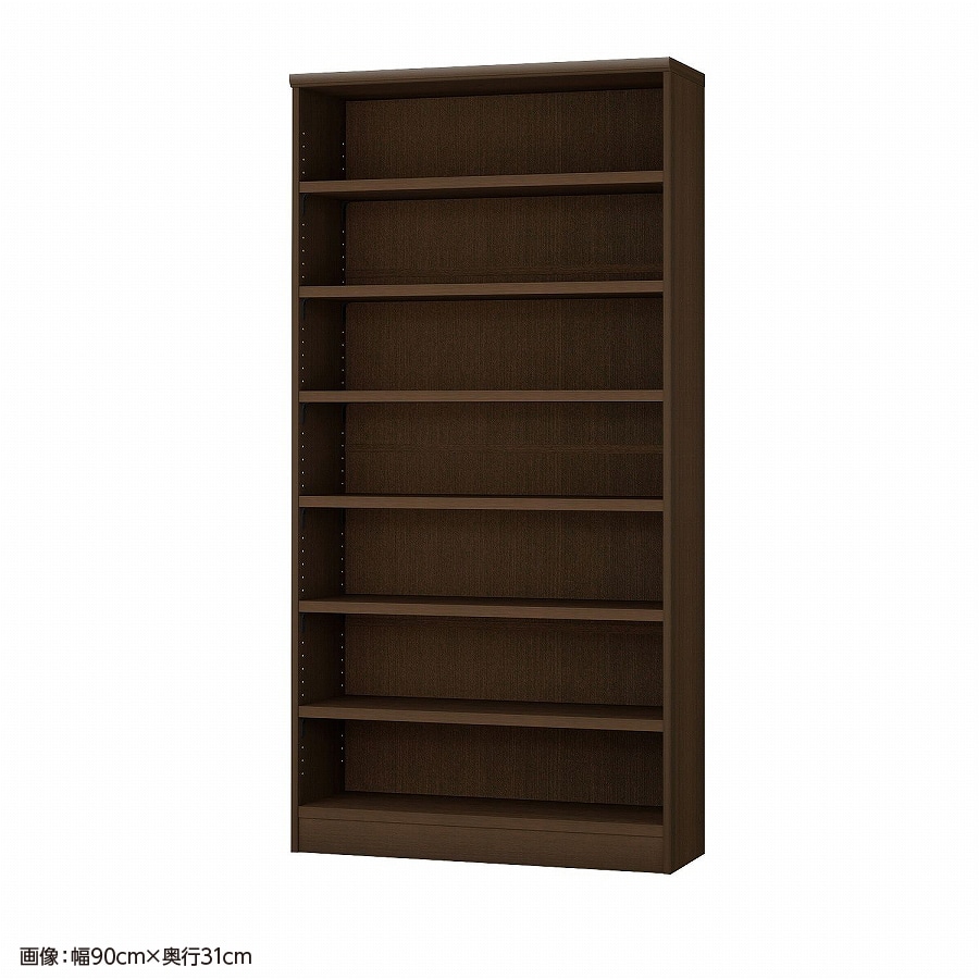 大洋 オーダーシェルフ ダークブラウン NCオーダータフ1885 SR DB 幅850×奥行250×高さ1780(mm) 1台(ご注文単位1台)【直送品】