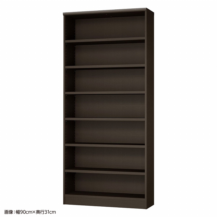 >大洋 オーダーシェルフ ダークブラウン NCオーダータフ2090 SR DB 幅900×奥行250×高さ2000(mm) 1台(ご注文単位1台)【直送品】