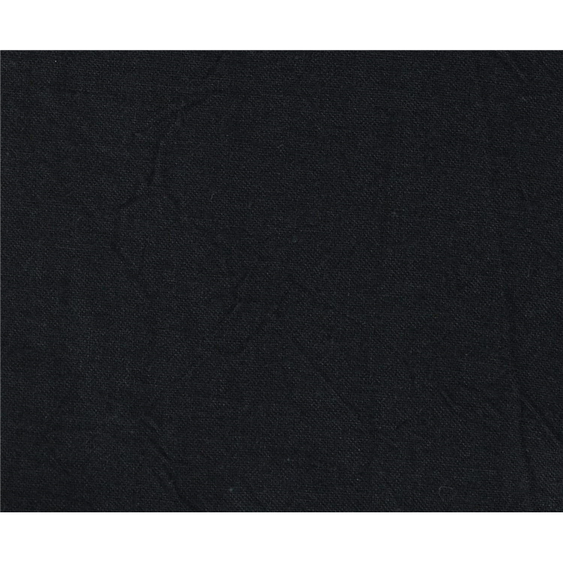 コスモテキスタイル シーチングハンドワッシャー 無地 シワ加工 ブラック 巾約110cm0×8m切売カット AD2678-300-8M 1枚(ご注文単位1枚)【直送品】