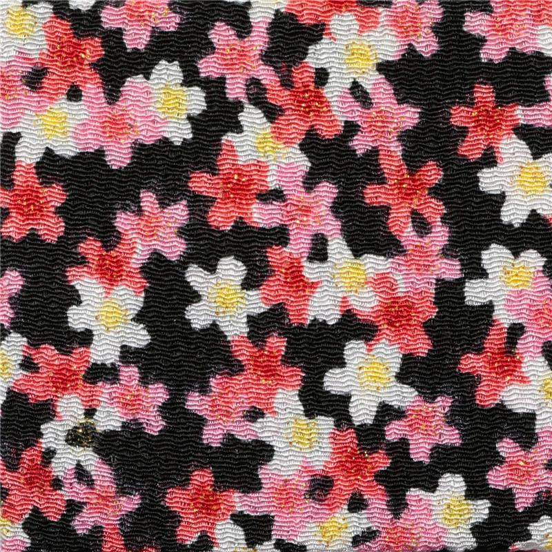 日本紐釦貿易 ちりめんカット 金彩 約23×33cm 桜柄 黒 GH47-06 1枚（ご注文単位1枚）【直送品】