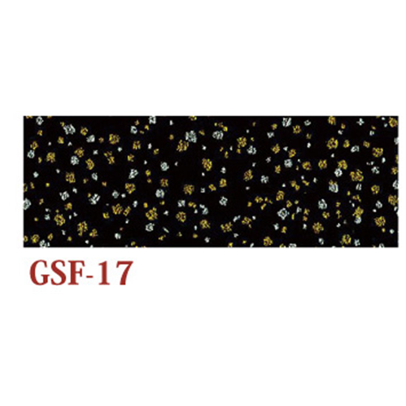 日本紐釦貿易 ちりめん 金彩 黒 巾約70cm×8ｍ切売カット GSF-17-8M 1枚（ご注文単位1枚）【直送品】