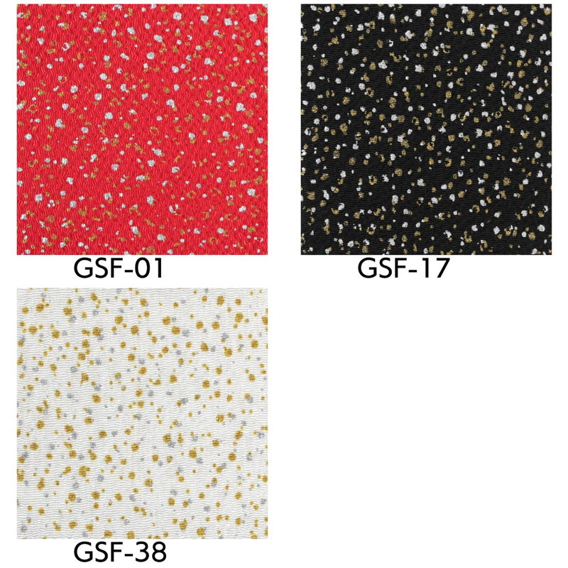 日本紐釦貿易 ちりめん 金彩 白 巾約70cm×2ｍ切売カット GSF-38-2M 1枚（ご注文単位1枚）【直送品】