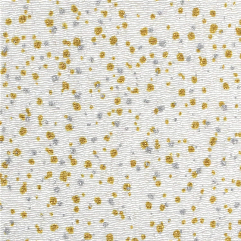日本紐釦貿易 ちりめん 金彩 白 巾約70cm×7ｍ切売カット GSF-38-7M 1枚（ご注文単位1枚）【直送品】