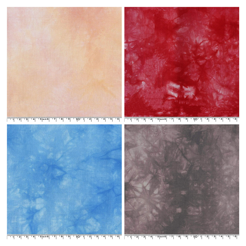 Kathy Mom キャシーマム ラニダイ むら染め 生地 Island Steyle 25 エレエレ ブラック系 巾110cm×7m切売カット MT6500-25-7M 1枚（ご注文単位1枚）【直送品】