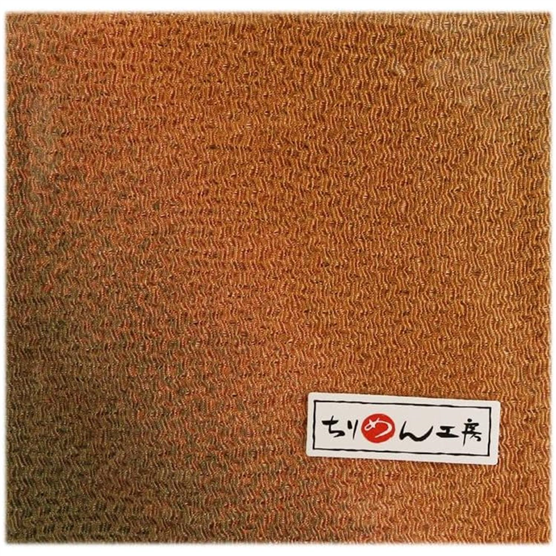 日本紐釦貿易 ちりめん 友禅 無地 グラデーション 緑系 巾約70cm×3ｍ切売カット 1枚（ご注文単位1枚）【直送品】