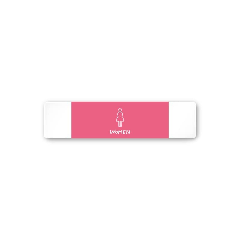 フジタ 飲食向Simple A-IM2-0206女子トイレ 平付型アクリル 1個（ご注文単位1個）【直送品】