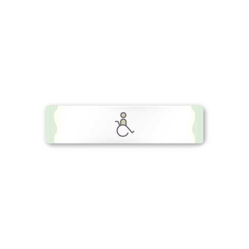 フジタ 飲食向Sweets A-IM3-0208バリアフリートイレ 平付型アクリル 1個（ご注文単位1個）【直送品】