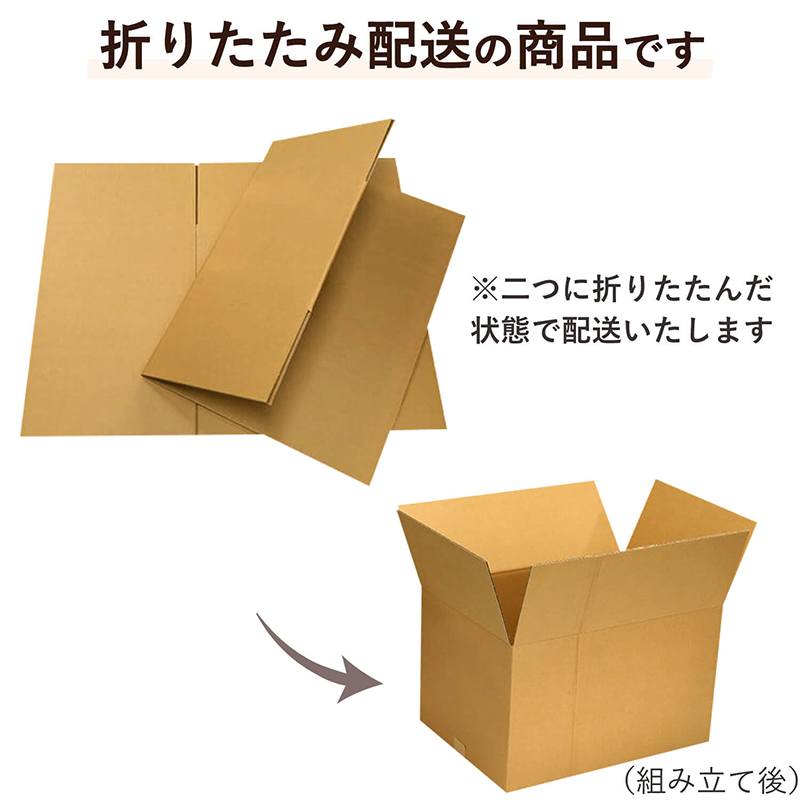 120サイズダンボール 20枚入 45×35×27.5cm 1セット(ご注文単位1セット)【直送品】