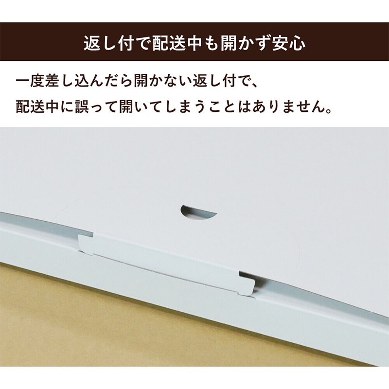 メール便用ダンボール 白 310×227×23mm 50枚 1セット(ご注文単位1セット)【直送品】