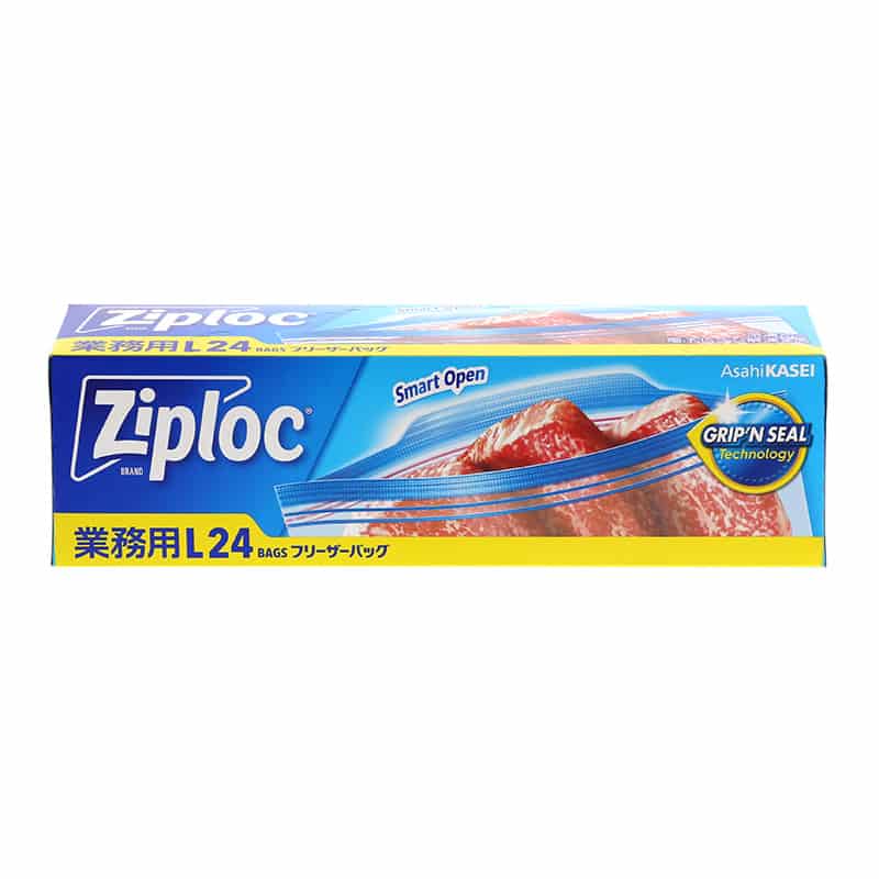 大黒工業 ZLフリーザーバッグ業務用 L 24枚/パック（ご注文単位1パック）【直送品】